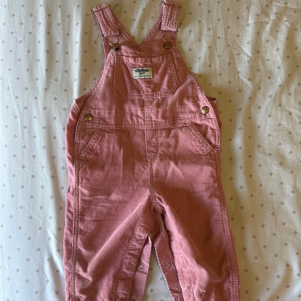 OshKosh B'gosh Rosy Pink Kids Overalls